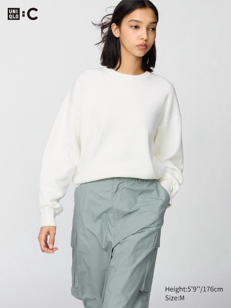 Хлопковый джемпер с круглым вырезом Uniqlo, цвет 01 белый
Хлопковый джемпер с круглым вырезом Uniqlo, цвет 01 белый