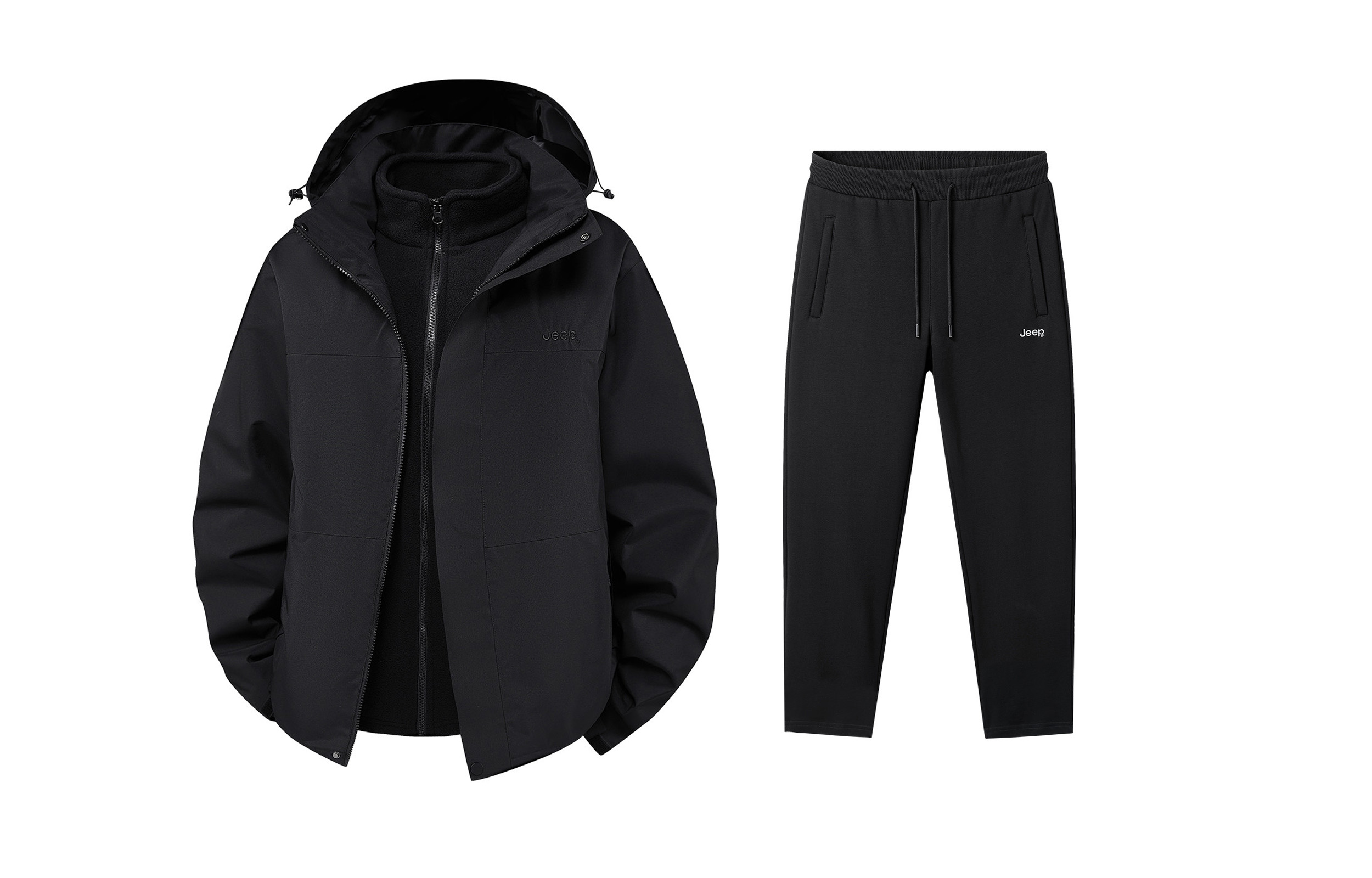 Спортивная одежда Outdoor Sports Casual Unisex Jeep, phantom черный+fleece-lined casual pants
Спортивная одежда Outdoor Sports Casual Unisex Jeep, phantom черный+fleece-lined casual pants