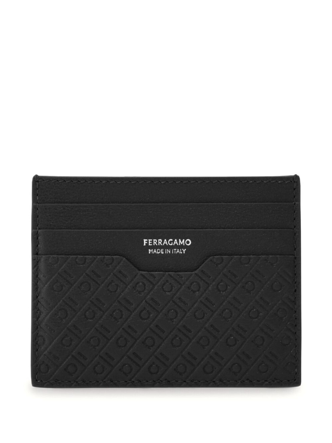 Ferragamo картхолдер с монограммой, черный
Ferragamo картхолдер с монограммой, черный