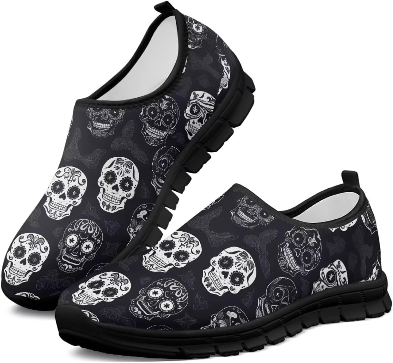 Мокасины с принтом черепа Hsaiyjsp для мужчин и женщин, кроссовки без шнурков, дышащие обувь для бега и ходьбы, белый
Мокасины с принтом черепа Hsaiyjsp для мужчин и женщин, кроссовки без шнурков, дышащие обувь для бега и ходьбы, белый