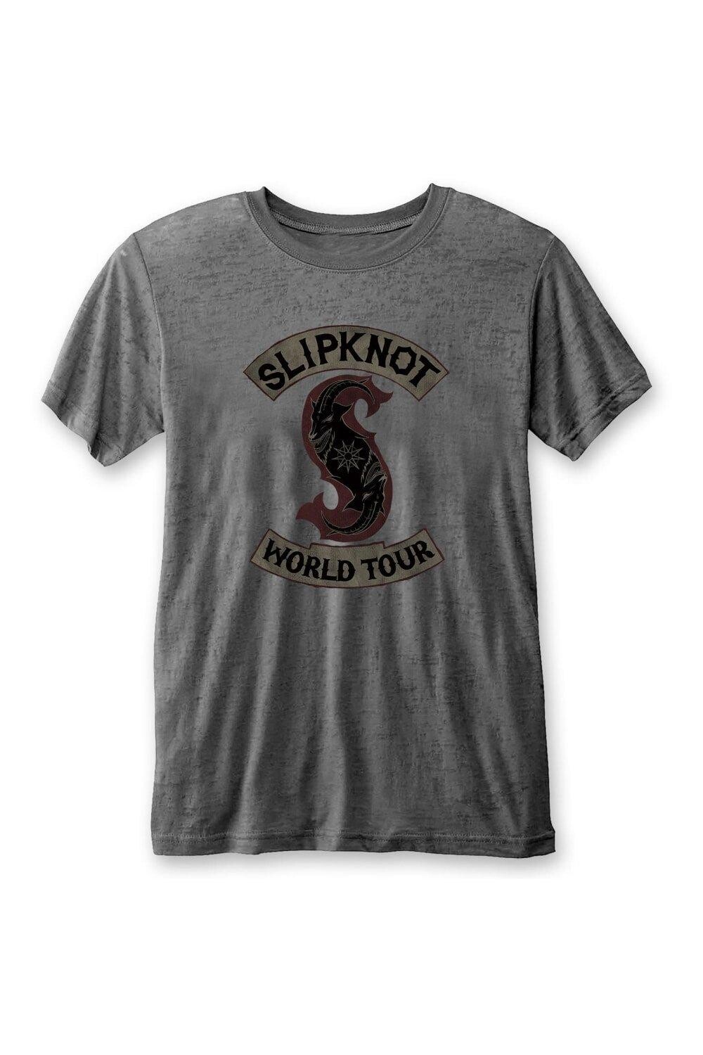 Футболка World Tour Burnout Slipknot, серый
Футболка World Tour Burnout Slipknot, серый