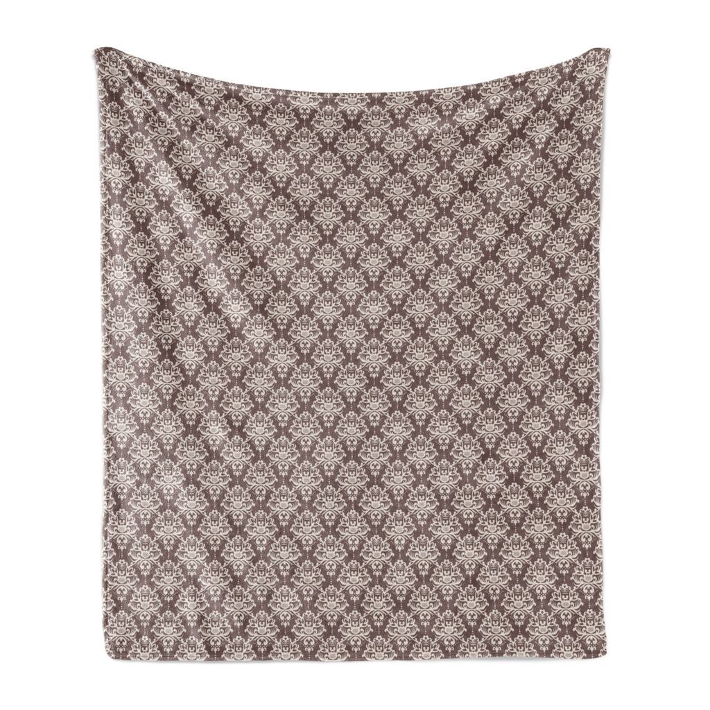 ABAKUHAUS Vintage Мягкое фланелевое флисовое одеяло, изысканный дамасский дизайн, уютный плюш для использования в помещении и на открытом воздухе, 125 x 175 см, лиловый темно-серый цвет яичной скорлупы, серо-коричневый
ABAKUHAUS Vintage Мягкое фланелевое флисовое одеяло, изысканный дамасский дизайн, уютный плюш для использования в помещении и на открытом воздухе, 125 x 175 см, лиловый темно-серый цвет яичной скорлупы, серо-коричневый