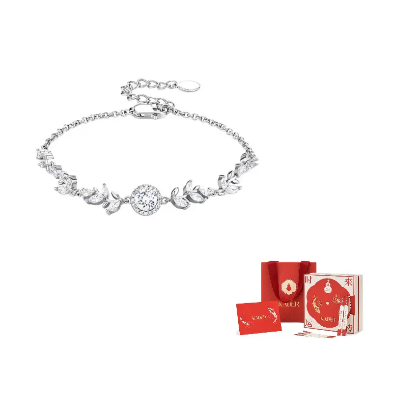 KADER Браслеты Women's Silver White, Box Good Luck
KADER Браслеты Women's Silver White, Box Good Luck