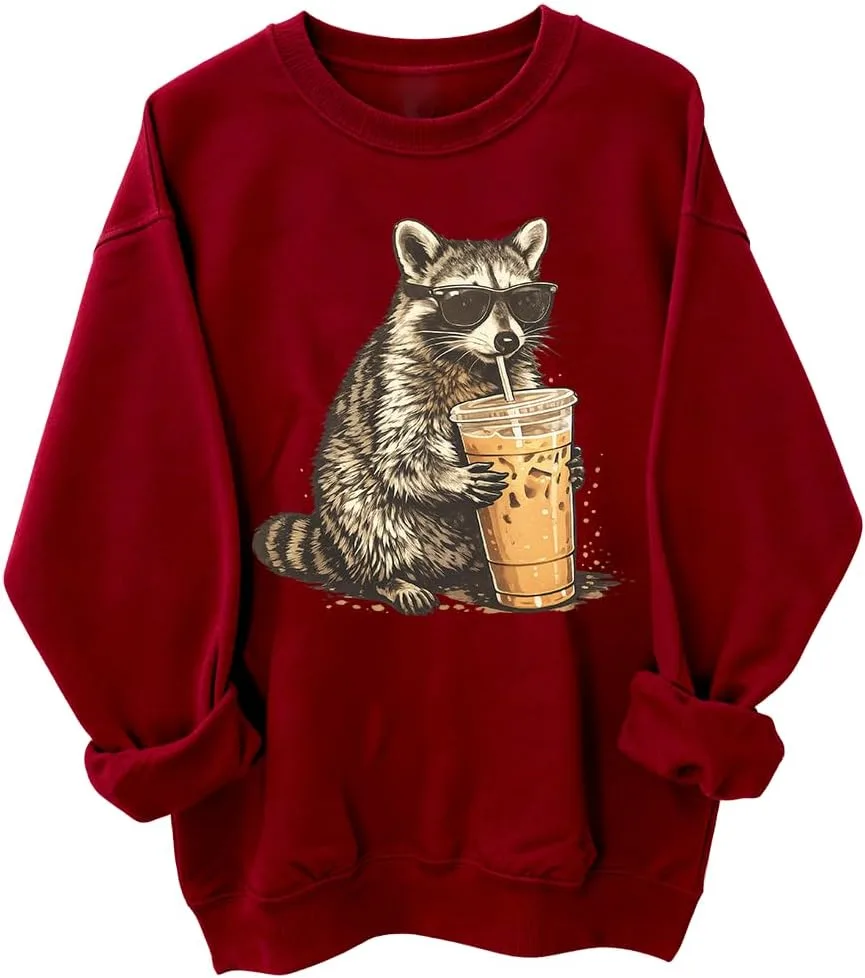 Свитшот с енотом, пьющим айс-кофе waqulks
Свитшот с енотом, пьющим айс-кофе waqulks