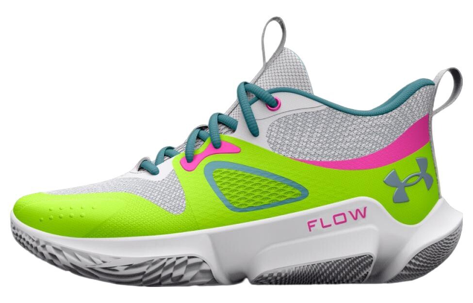 Баскетбольные кроссовки женские, среднего размера, серые/зеленые Under Armour
Баскетбольные кроссовки женские, среднего размера, серые/зеленые Under Armour