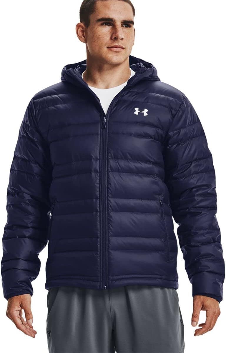 Мужская куртка с капюшоном Under Armour, Midnight Navy (410)/White
Мужская куртка с капюшоном Under Armour, Midnight Navy (410)/White