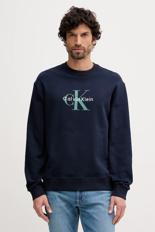 Хлопковая толстовка Calvin Klein Jeans, темно-синий
Хлопковая толстовка Calvin Klein Jeans, темно-синий