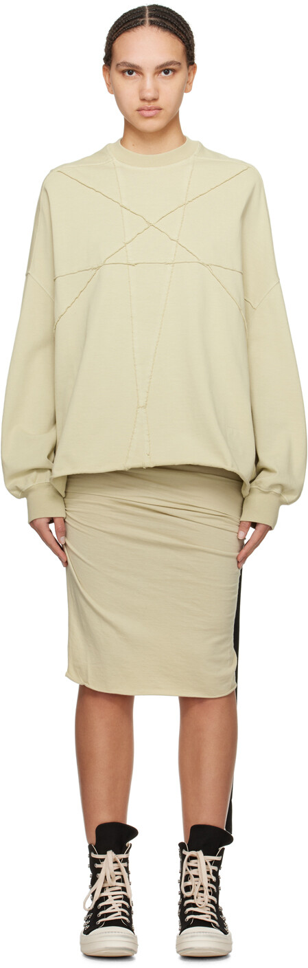 Кремового цвета Толстовка Crater Rick Owens Drkshdw
Кремового цвета Толстовка Crater Rick Owens Drkshdw