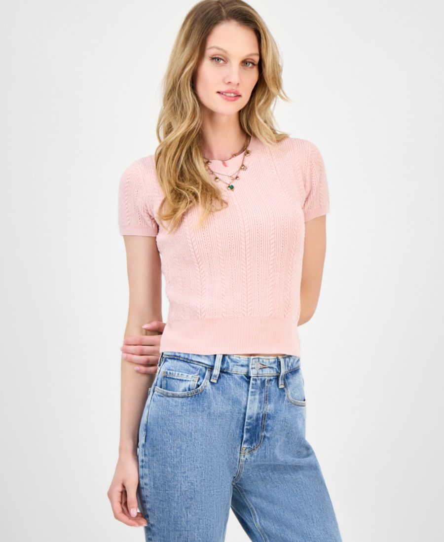 Женский свитер Marcie из синели с косами GUESS, Pink Roses
Женский свитер Marcie из синели с косами GUESS, Pink Roses