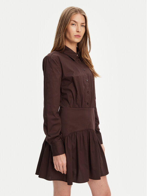 Платье-рубашка regular fit Rocco R25S2112PO Staud, коричневый
Платье-рубашка regular fit Rocco R25S2112PO Staud, коричневый