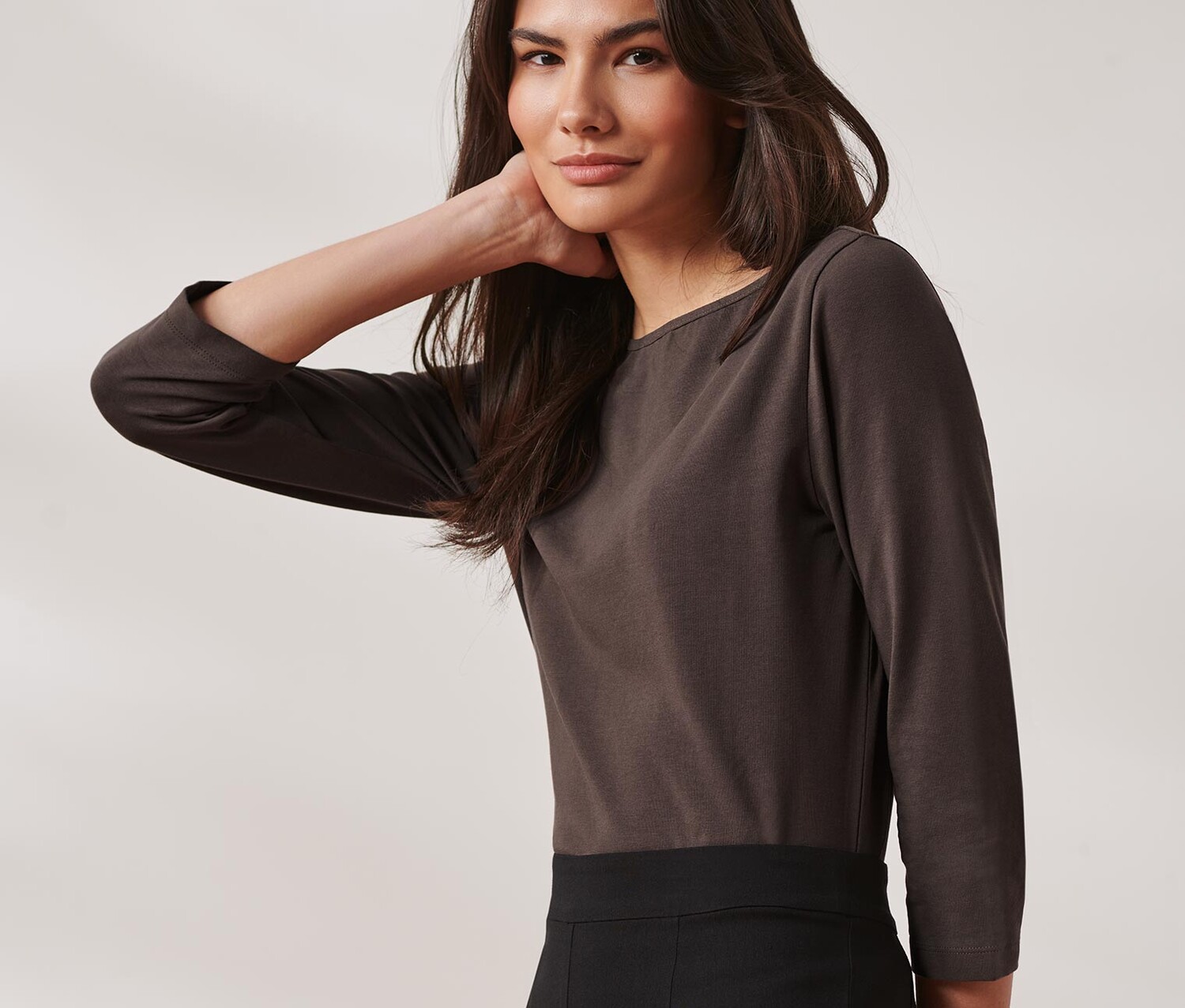 Рубашка с рукавами 3/4 Tchibo, темно коричневый
Рубашка с рукавами 3/4 Tchibo, темно коричневый