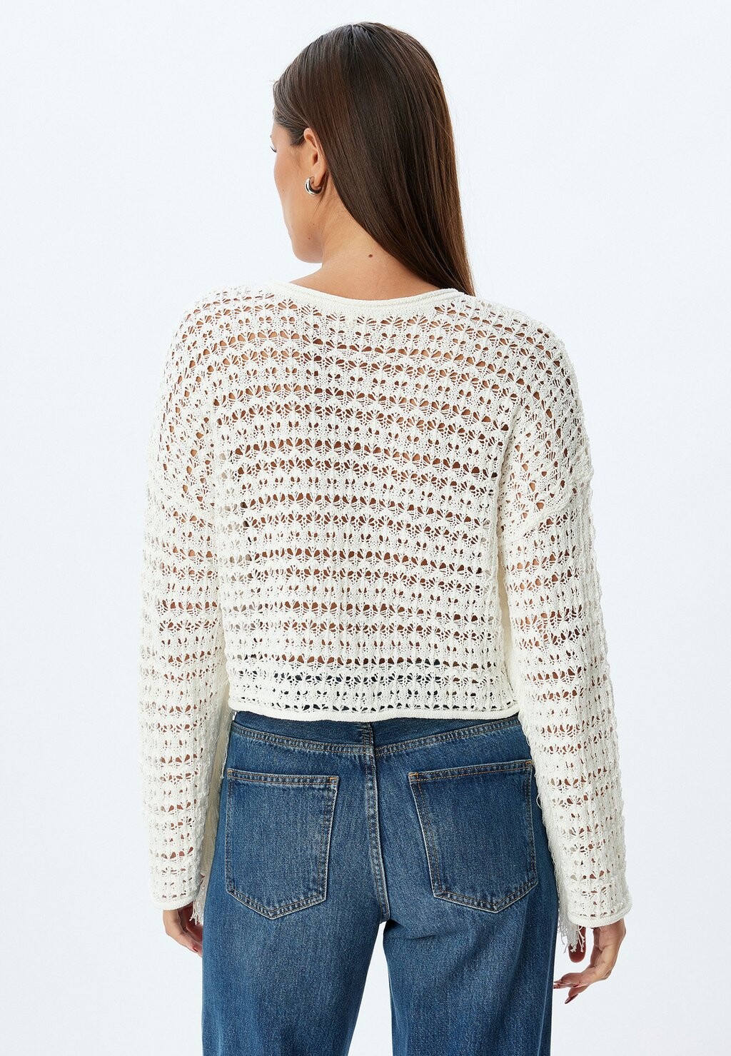 Джемпер AJOURE TASSELED Koton, белый
Джемпер AJOURE TASSELED Koton, белый