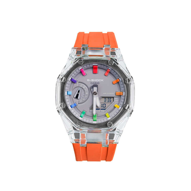 CASIO Часы Unisex 48.5mm Gray Watch, Fantasy Rainbow Glacier Orange
CASIO Часы Unisex 48.5mm Gray Watch, Fantasy Rainbow Glacier Orange