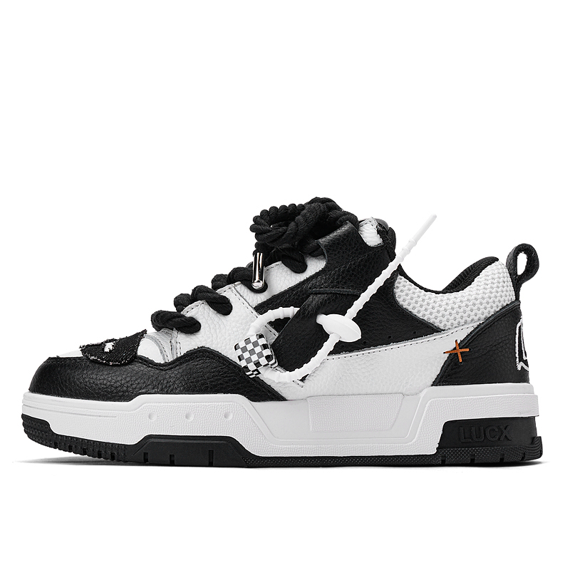 LUCX Антискользящие амортизирующие износостойкие низкие скейтерские кроссовки унисекс черно-белые, цвет Black White
LUCX Антискользящие амортизирующие износостойкие низкие скейтерские кроссовки унисекс черно-белые, цвет Black White