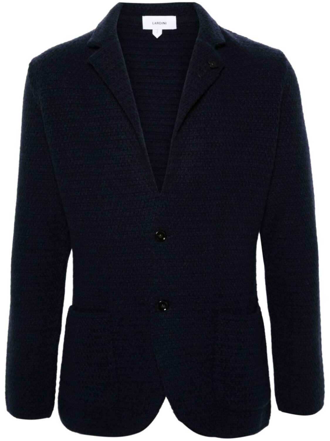 Lardini однобортный кашемировый блейзер, синий 
Lardini однобортный кашемировый блейзер, синий