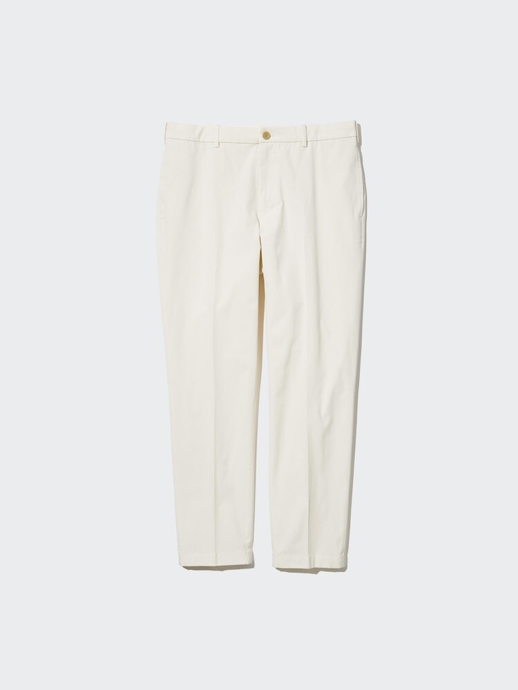 Элегантные хлопковые брюки по щиколотку Uniqlo, цвет 01 белый
Элегантные хлопковые брюки по щиколотку Uniqlo, цвет 01 белый