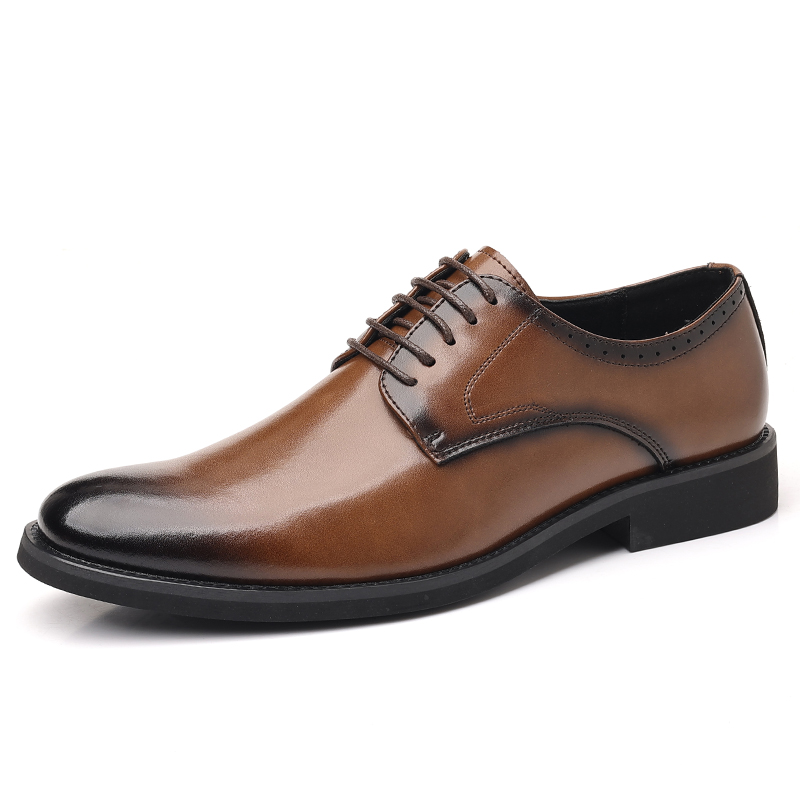 Shanpijiang Мужские туфли дерби на низком ходу коричневые, цвет Brown
Shanpijiang Мужские туфли дерби на низком ходу коричневые, цвет Brown