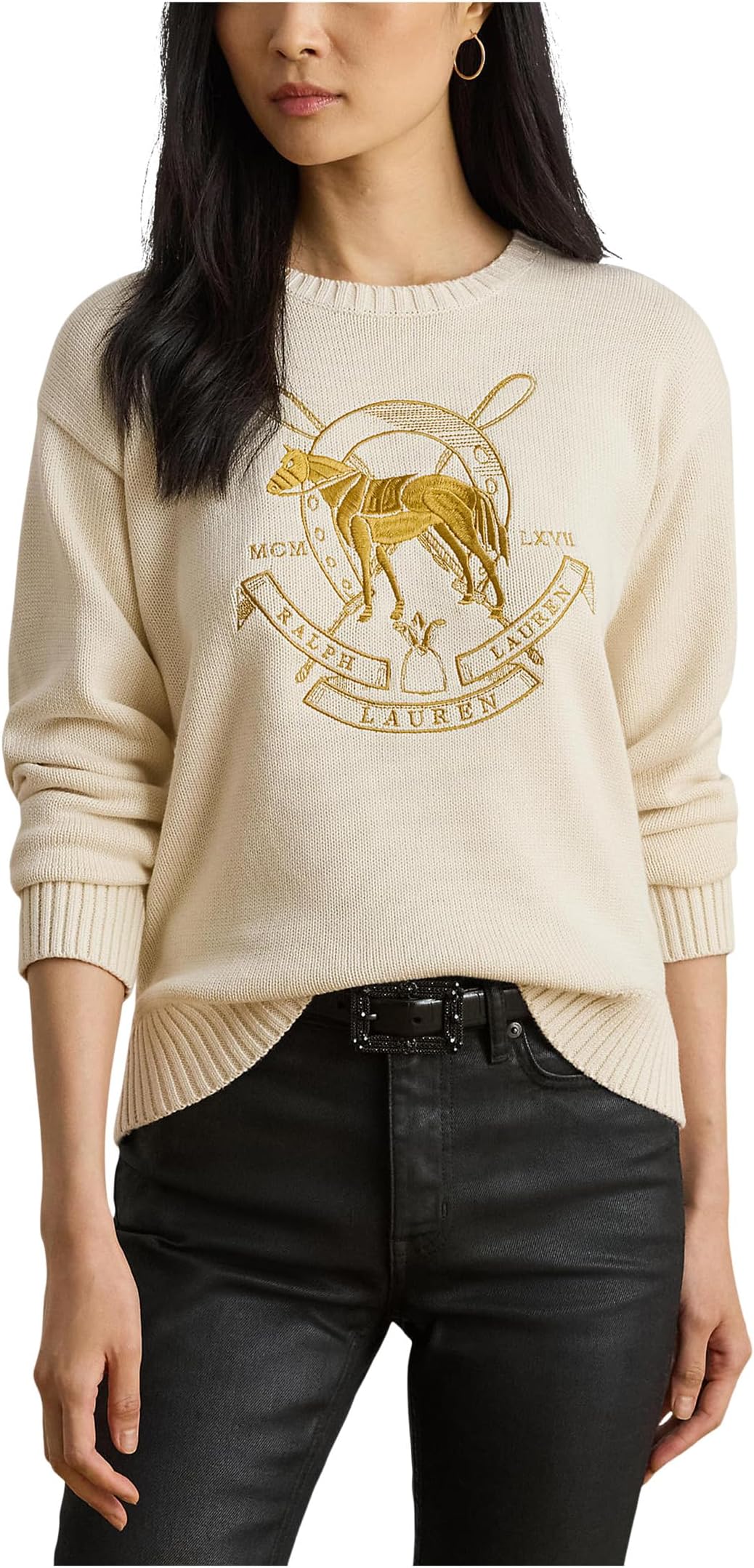 Свитер Lauren Ralph Lauren Women's Embroidered Cotton Crew Neck Sweater, Mascarpone Cream
Свитер Lauren Ralph Lauren Women's Embroidered Cotton Crew Neck Sweater, Mascarpone Cream