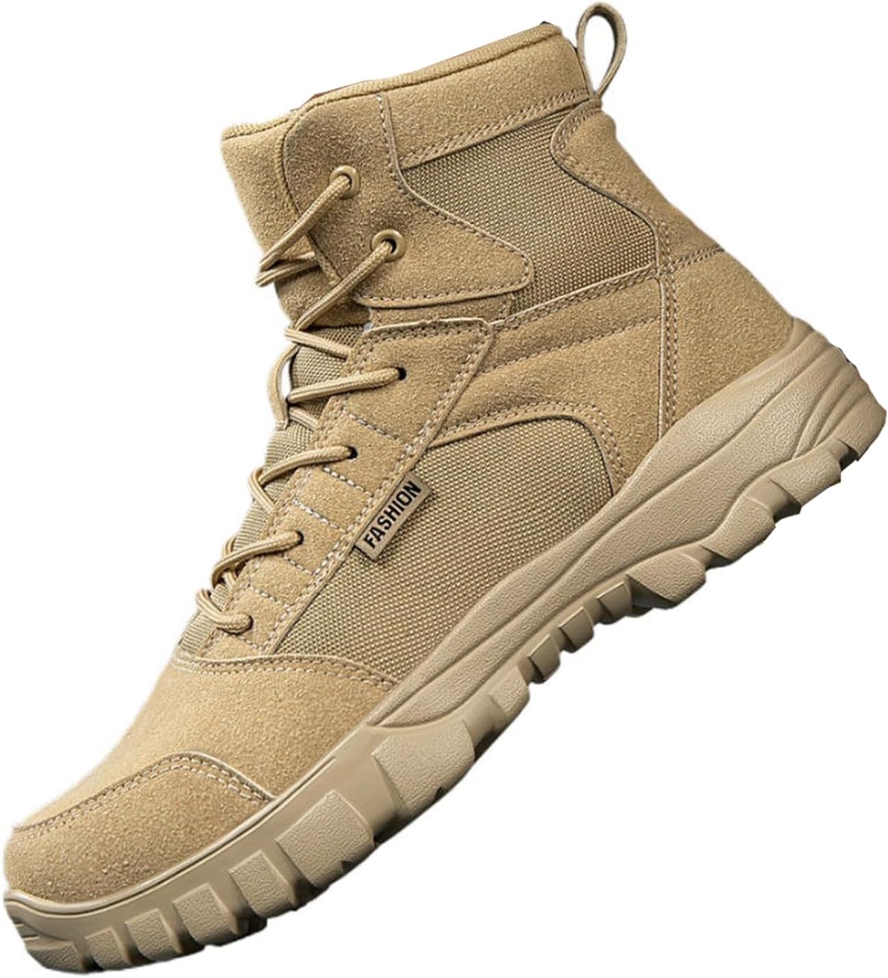 Мужские тактические военные ботинки на шнуровке с высоким берцем 15 см, замшевые, с дышащей сеткой, круглый носок, удобная массивная противоскользящая подошва для активного отдыха, походов, кемпинга, повседневной носки и прогулок Tengfeifly, хак...
Мужские тактические военные ботинки на шнуровке с высоким берцем 15 см, замшевые, с дышащей сеткой, круглый носок, удобная массивная противоскользящая подошва для активного отдыха, походов, кемпинга, повседневной носки и прогулок Tengfeifly, хак...