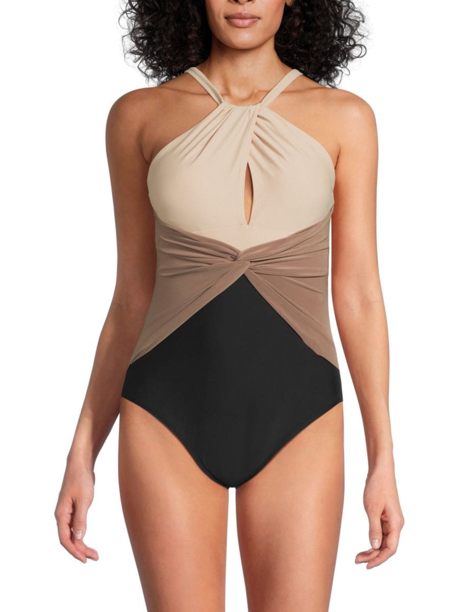 Слитный купальник Colorblock Twist Beyond Control, черный мульти
Слитный купальник Colorblock Twist Beyond Control, черный мульти