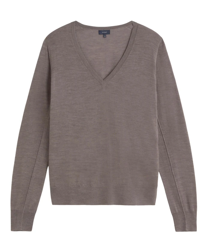 Свитер с V-образным вырезом "Дерек" Soeur, фиолетовый
Свитер с V-образным вырезом "Дерек" Soeur, фиолетовый