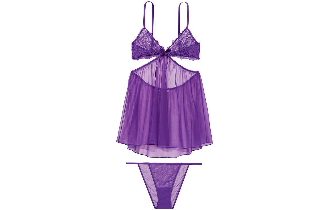 Женская ночная сорочка Victoria's Secret, фиолетовая
Женская ночная сорочка Victoria's Secret, фиолетовая