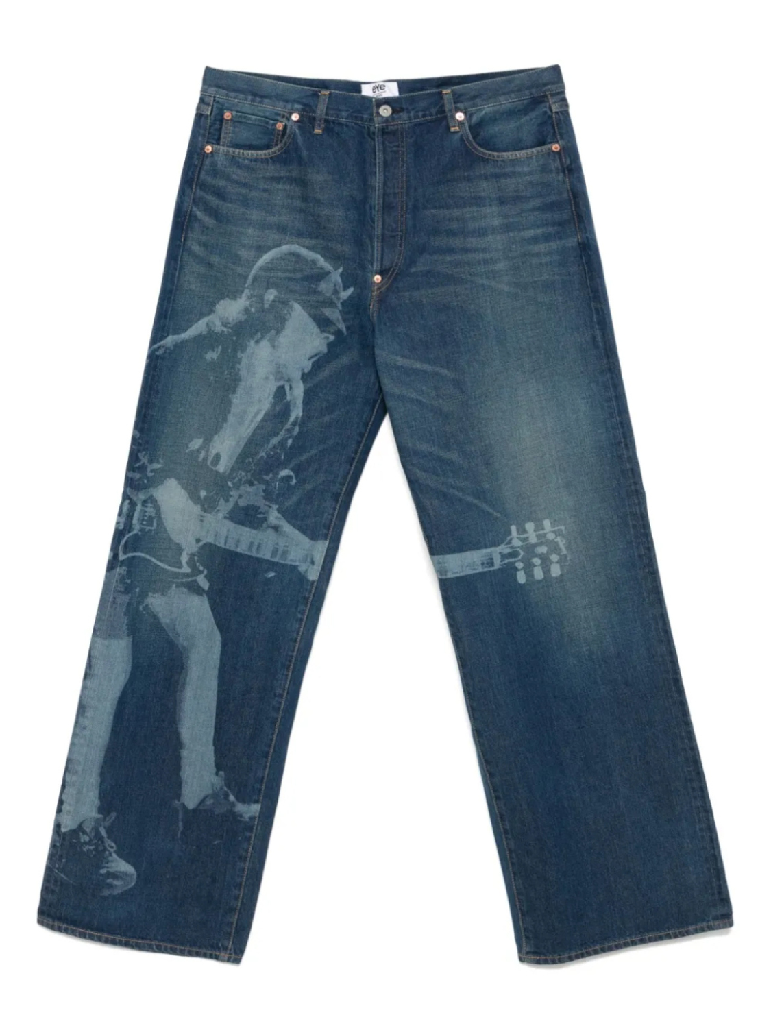 Джинсы с принтом Junya Watanabe MAN, синий
Джинсы с принтом Junya Watanabe MAN, синий