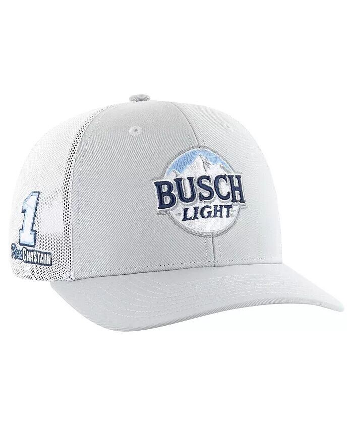Мужская серая регулируемая кепка Ross Chastain Busch Light Four Hit Trucker '47 Brand, мультиколор
Мужская серая регулируемая кепка Ross Chastain Busch Light Four Hit Trucker '47 Brand, мультиколор
