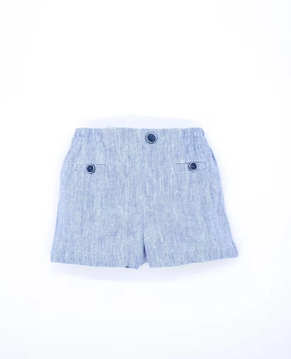 Шорты-бермуды для мальчиков из ткани деревенского цвета Fina Ejerique, синий
Шорты-бермуды для мальчиков из ткани деревенского цвета Fina Ejerique, синий