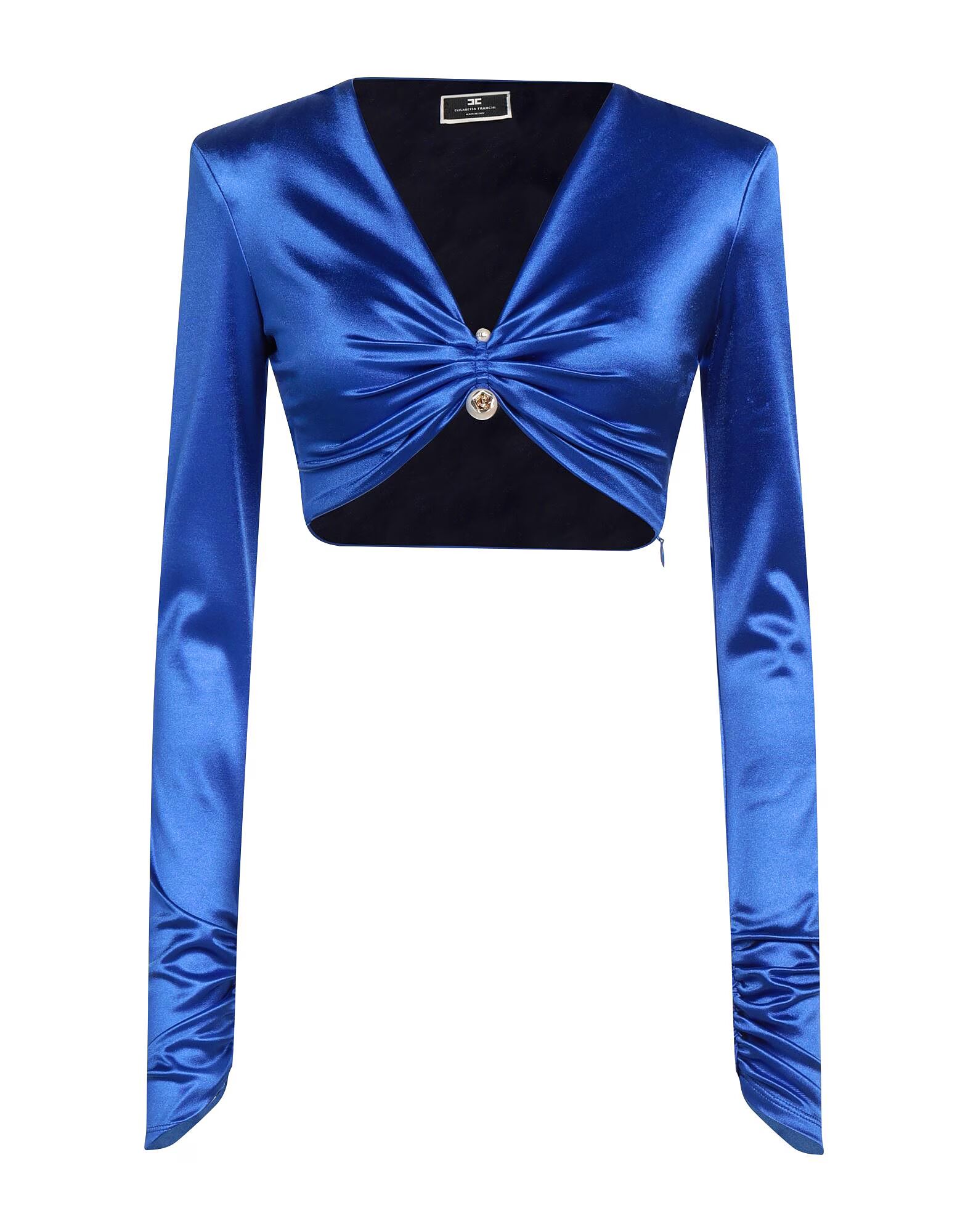 Кроп-топ Elisabetta Franchi, синий
Кроп-топ Elisabetta Franchi, синий