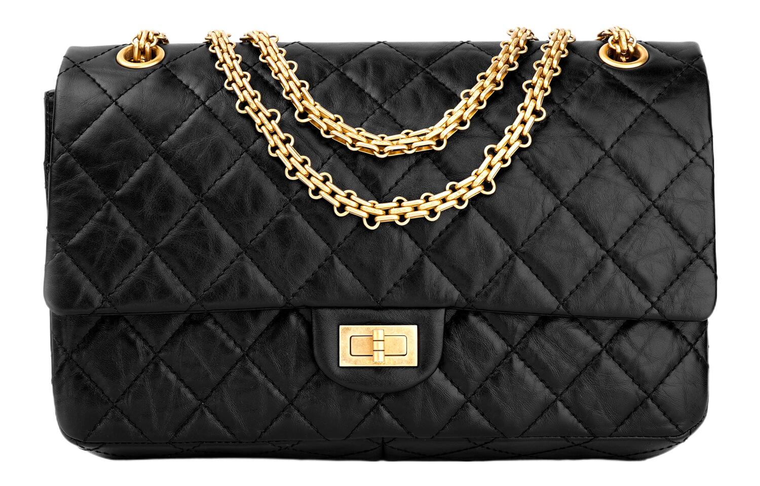 2,55 Винтажная Сумка из Коровьей Кожи с Клапаном, Кроссбоди, На Плечо Женская Черная Золото Черная CHANEL
2,55 Винтажная Сумка из Коровьей Кожи с Клапаном, Кроссбоди, На Плечо Женская Черная Золото Черная CHANEL