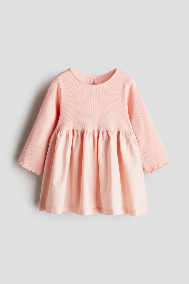 Платье с длинными рукавами H&M, розовый
Платье с длинными рукавами H&M, розовый