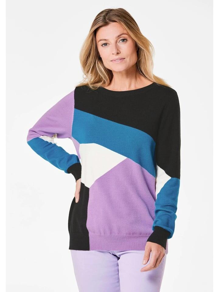 Пуловер GOLDNER Strick, цвет schwarz/gemustert
Пуловер GOLDNER Strick, цвет schwarz/gemustert