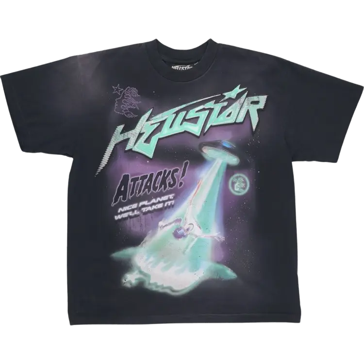 Футболка Hellstar Attacks 'Black/Green', черный
Футболка Hellstar Attacks 'Black/Green', черный