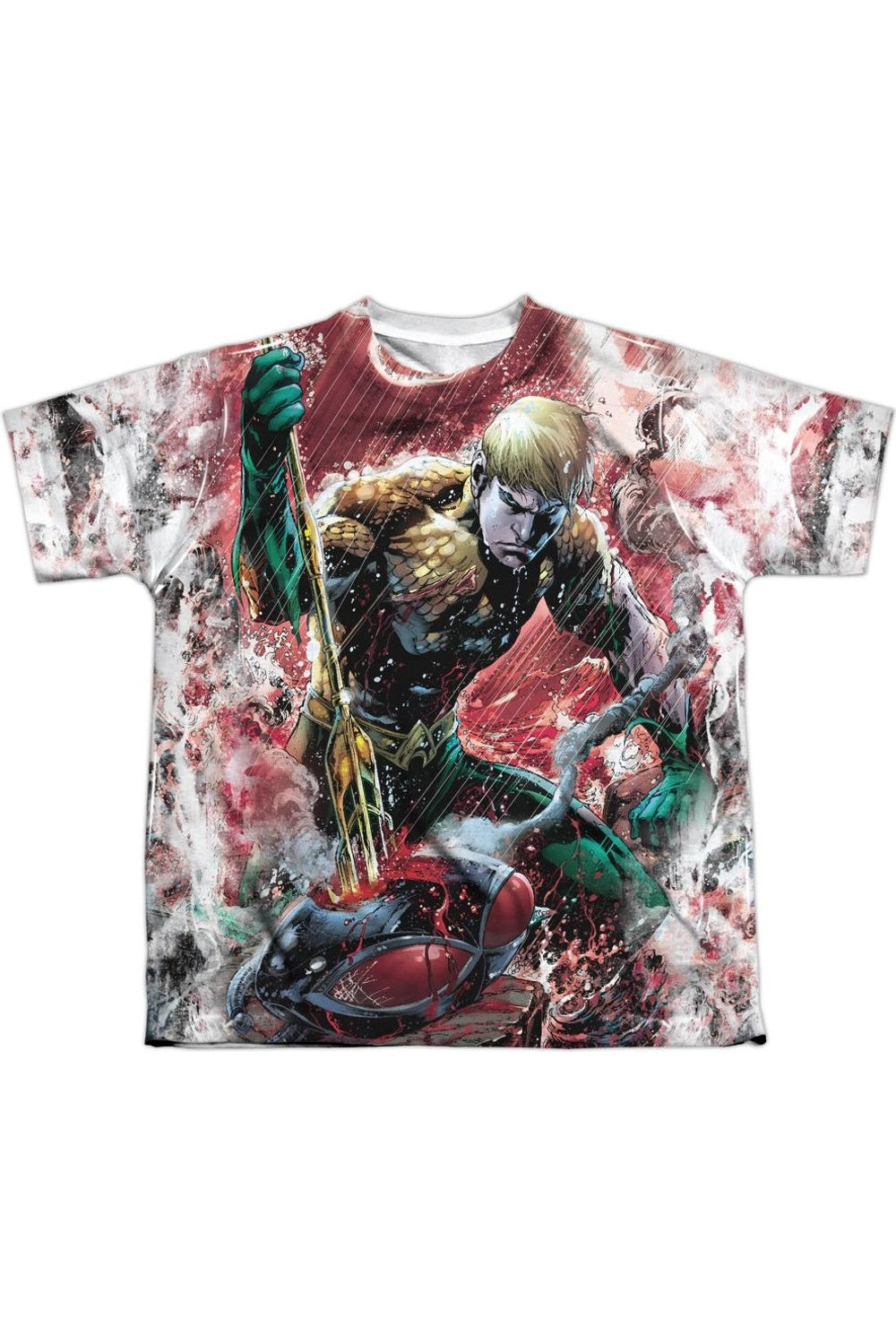 Футболка с коротким рукавом для подростков "Лига справедливости Америки: Аквамен против Манта" Gildan, белый
Футболка с коротким рукавом для подростков "Лига справедливости Америки: Аквамен против Манта" Gildan, белый