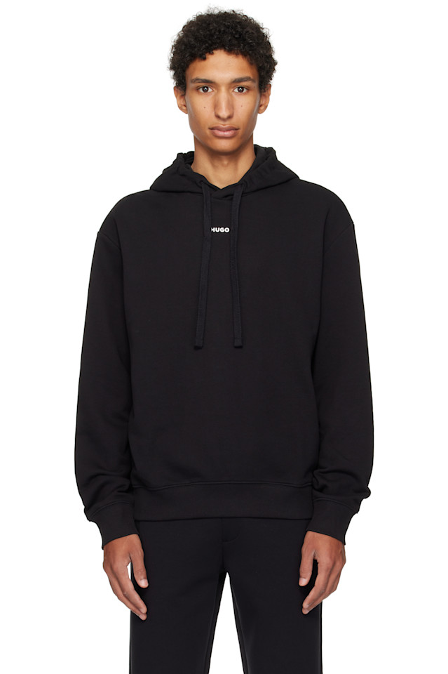 Толстовка свободного кроя из хлопка и махровой ткани Hugo, черный
Толстовка свободного кроя из хлопка и махровой ткани Hugo, черный