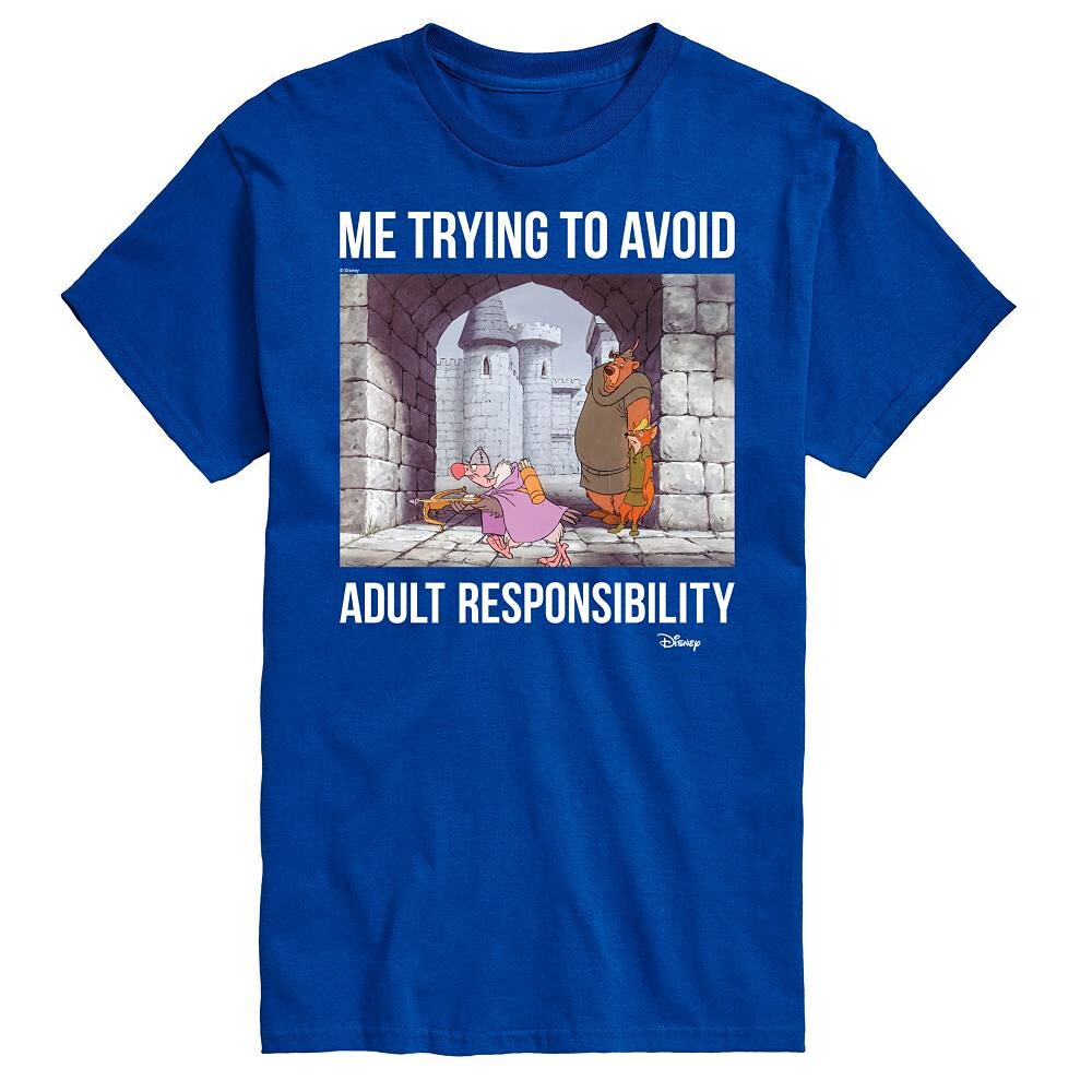 Мужская футболка с рисунком Робин Гуда Disney's, синий
Мужская футболка с рисунком Робин Гуда Disney's, синий