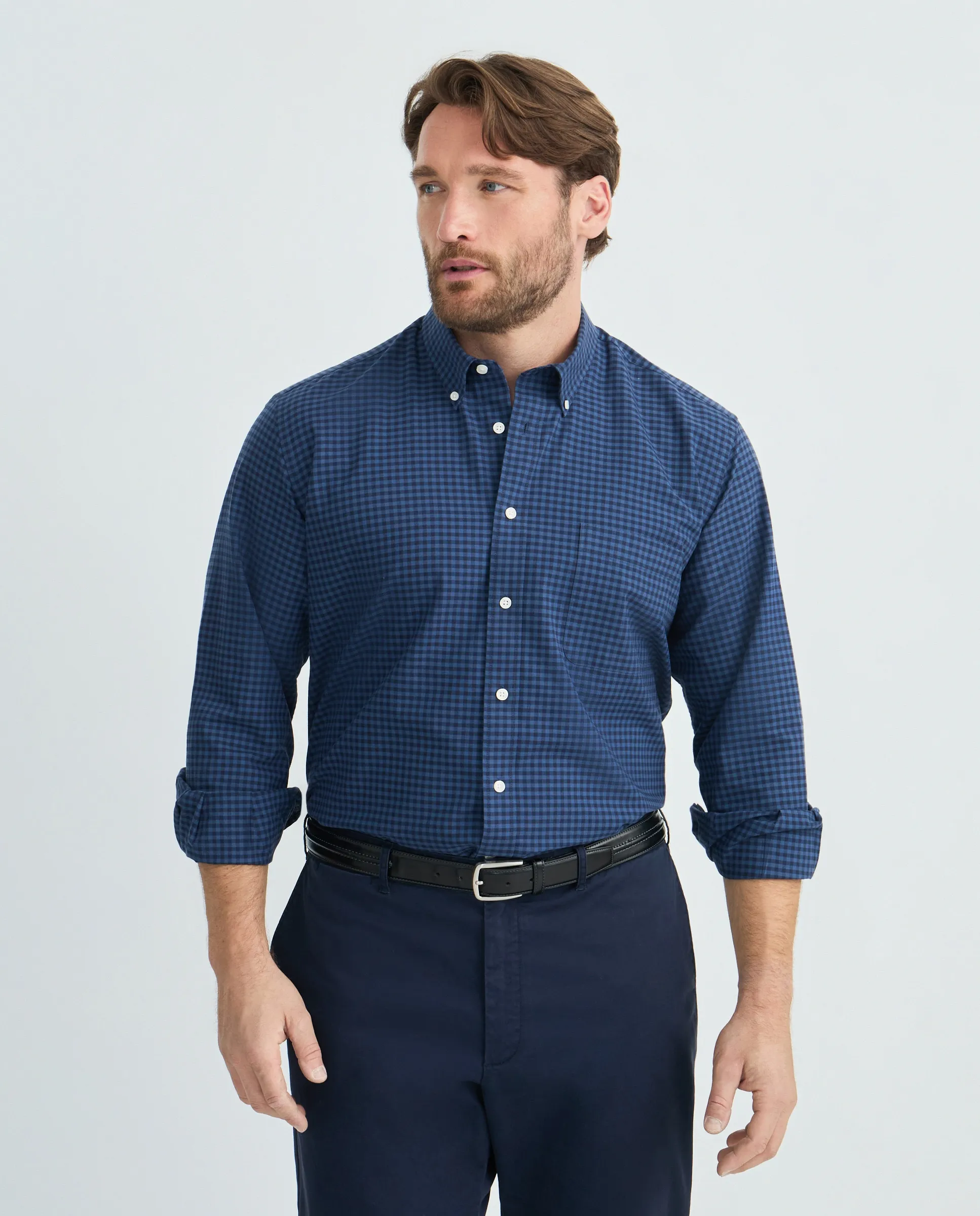 Классическая рубашка с длинным рукавом больших размеров в клетку виши Dustin, синий
Классическая рубашка с длинным рукавом больших размеров в клетку виши Dustin, синий