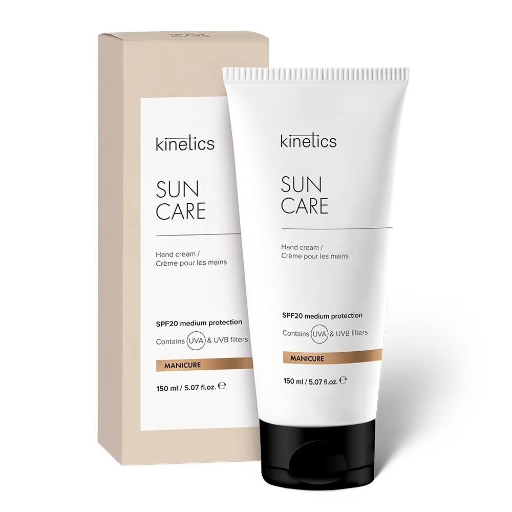 Крем для рук hand care sun care cream spf20 Kinetics, объем 150 мл.
Крем для рук hand care sun care cream spf20 Kinetics, объем 150 мл.