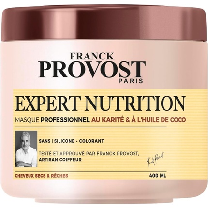 Интенсивная профессиональная маска для волос Paris Expert Nutrition Franck Provost
Интенсивная профессиональная маска для волос Paris Expert Nutrition Franck Provost