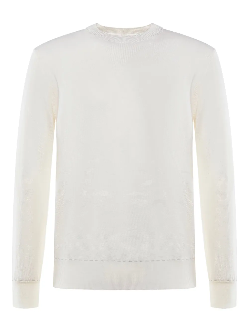 Свитер с круглым вырезом Eleventy, белый
Свитер с круглым вырезом Eleventy, белый