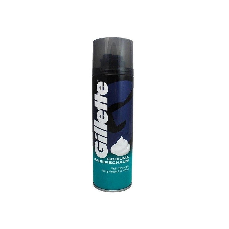 Gillette Shaving Foam Schiuma Пена для бритья для чувствительной кожи - 200мл
Gillette Shaving Foam Schiuma Пена для бритья для чувствительной кожи - 200мл
