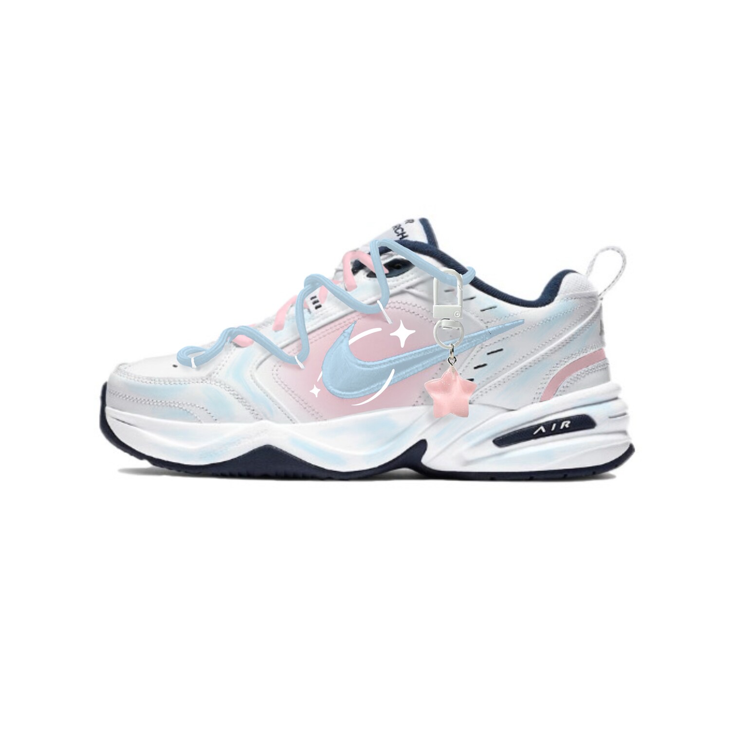 Кроссовки Air Monarch 4 Chunky унисекс с низким верхом розового/синего цвета Nike, розовый/голубой
Кроссовки Air Monarch 4 Chunky унисекс с низким верхом розового/синего цвета Nike, розовый/голубой