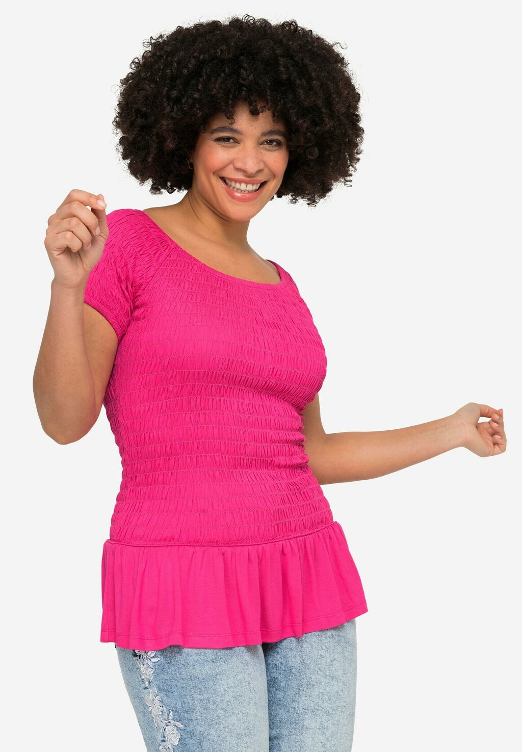 Блуза SLIM FIT, ELASTISCH GESMOKT, HALBARM Angel of Style, розовый
Блуза SLIM FIT, ELASTISCH GESMOKT, HALBARM Angel of Style, розовый