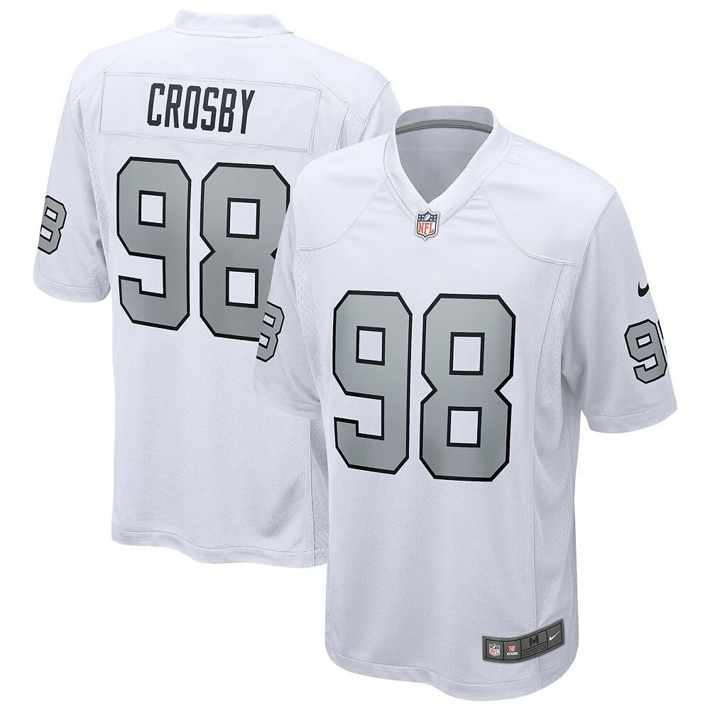 Мужское белое джерси Nike Maxx Crosby Las Vegas Raiders Alternate Game, цвет Lvr White
Мужское белое джерси Nike Maxx Crosby Las Vegas Raiders Alternate Game, цвет Lvr White