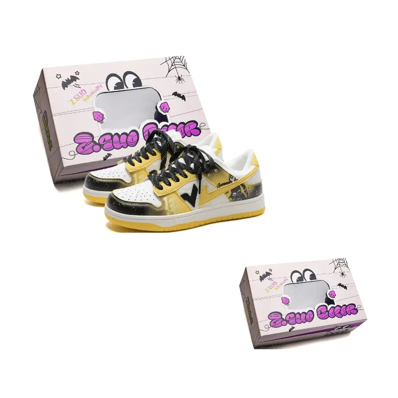 Z.SUO Термостойкие устойчивые к истиранию дышащие противоскользящие низкие скейтборд кроссовки унисекс в коробке - желтый черный (с флисовой подкладкой)
Z.SUO Термостойкие устойчивые к истиранию дышащие противоскользящие низкие скейтборд кроссовки унисекс в коробке - желтый черный (с флисовой подкладкой)