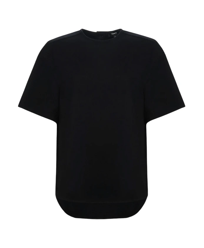 Блузка с пуговицами на спине Theory, черный
Блузка с пуговицами на спине Theory, черный