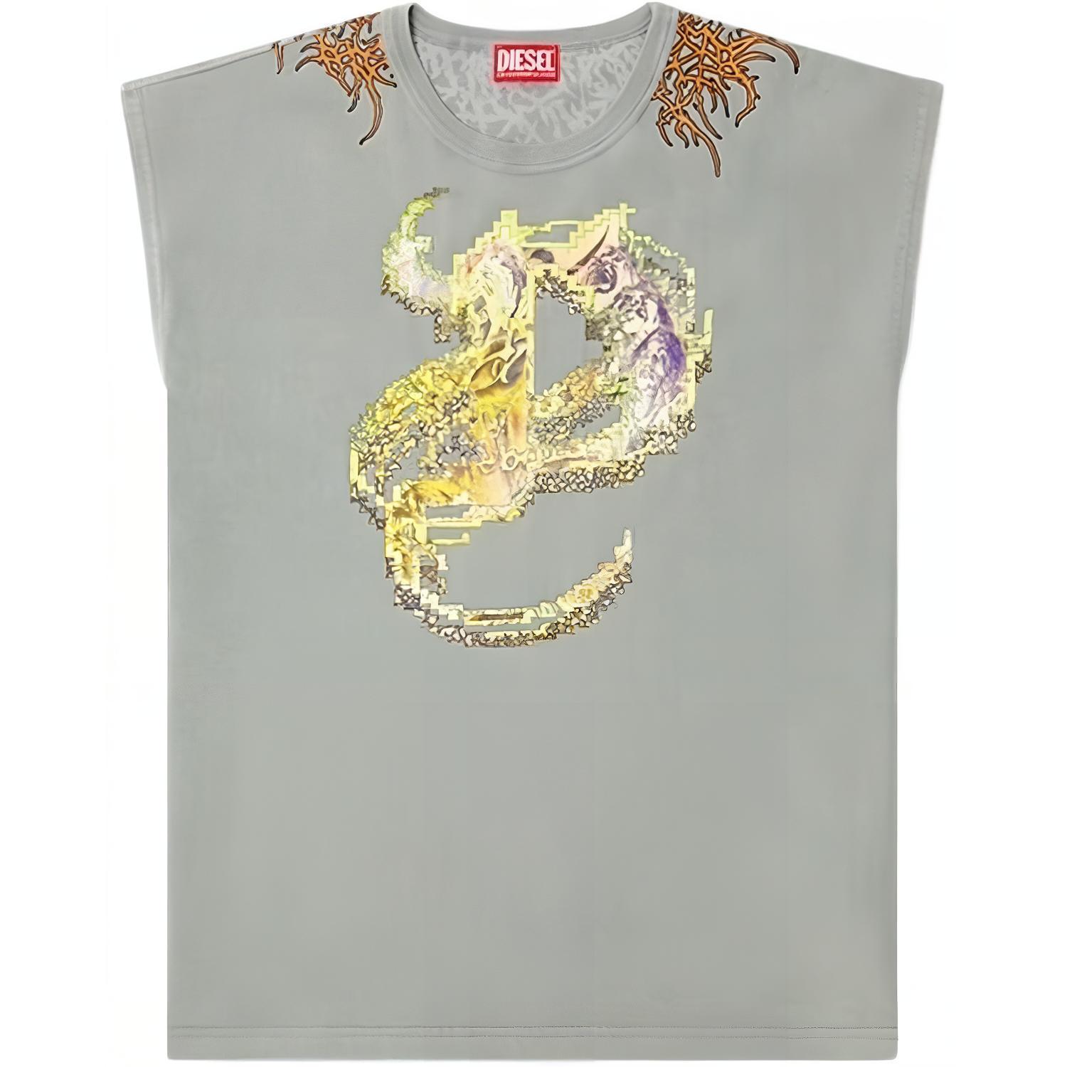 Футболка-майка с принтом tattoo graphic DIESEL, серый
Футболка-майка с принтом tattoo graphic DIESEL, серый