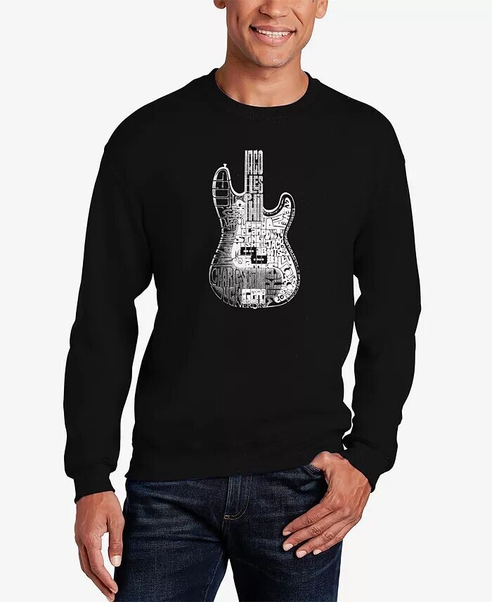 Мужская толстовка с круглым вырезом и надписью Word Art Bass Guitars LA Pop Art, черный
Мужская толстовка с круглым вырезом и надписью Word Art Bass Guitars LA Pop Art, черный