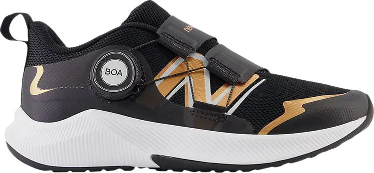 Кроссовки DynaSoft Reveal v4 BOA Little Kid Wide 'Black Copper', черный 
Кроссовки DynaSoft Reveal v4 BOA Little Kid Wide 'Black Copper', черный